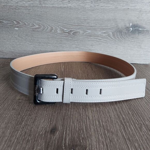 Calvin Klein Gray Synthetic Leather Belt Medium - Picture 1 of 7